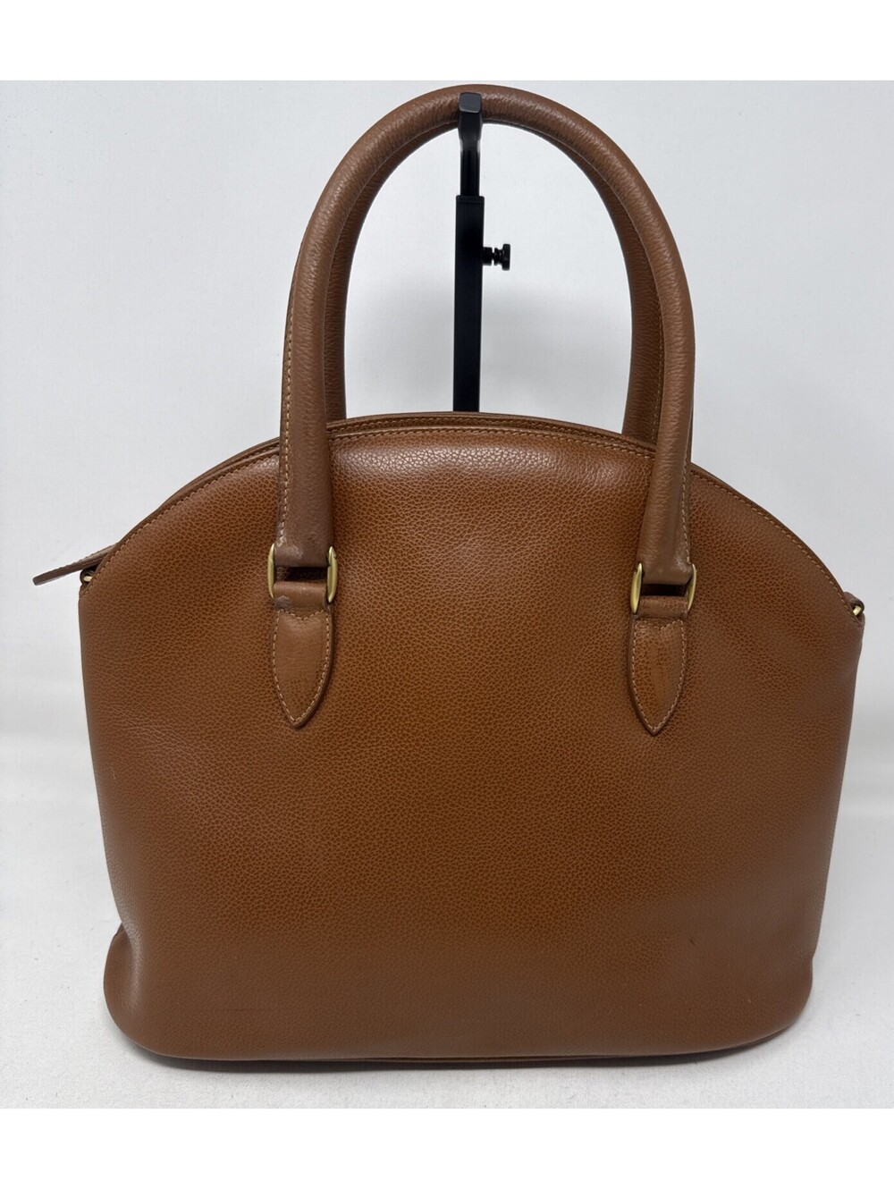 Vintage 90s Coach Madison Savoy Zip Satchel Bag Brown Leather